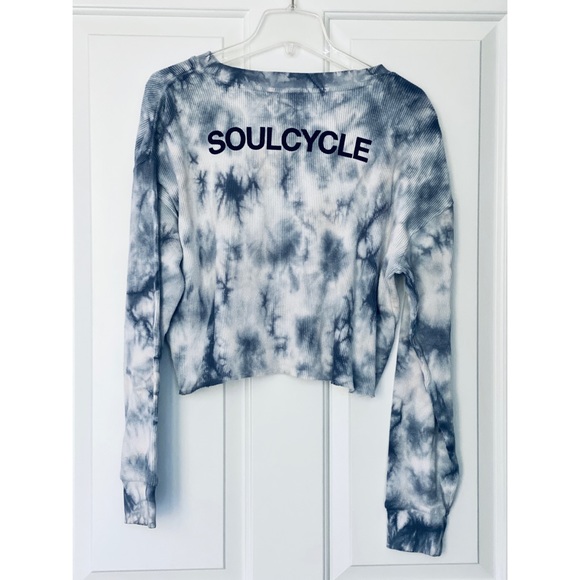 Nike Tops - New SoulCycle longsleeve tie-dye waffle thermal